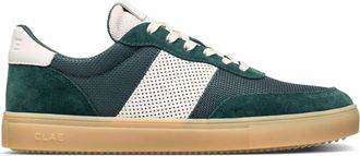 Clae Mens Davis Sneaker In Pine Needle Off White