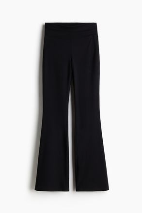 H&M Ausgestellte Leggings - Schwarz