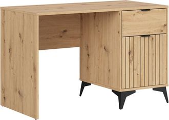 Petits Meubles Escritorio 1 puerta 1 caj&oacute;n madera tablero aglomerado revestido