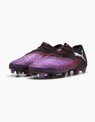 Puma Mens Future 8 Ultimate Low Firm Ground Football Boots - Puma Black Pu - Size: 10.5