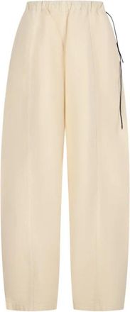 Haikure Angel Short Length Twill 45 - Dames - Wijde Broeken - Geel - M - Katoen - Broeken