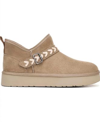 Blowfish Womens Mokolo Microsuede Cozy Boot In Taupe