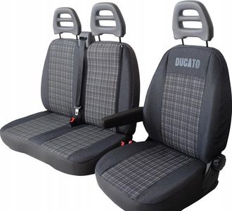 OEM Fundas De Asiento Premium Resistentes Para Fiat Ducato 2006-2025