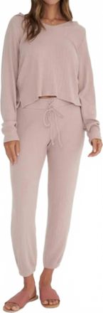 Bloomingdale's Loire Cozy Pant In Mojave Mauve
