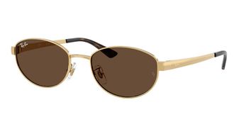 Ray-Ban RB3774D Asian Fit 001/73 Mens Sunglasses Gold Size 55
