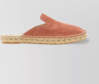 Maneb&igrave; microfiber espadrille mules