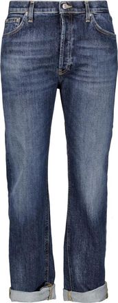 Dondup Straight Jeans - Heren - Regular Fit Jeans - Blauw - W26 - Jeans