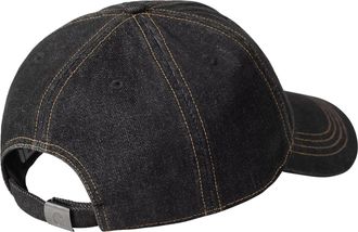 Carhartt Work in Progress Mens Cap Lincoln Black Denim Cotton Hat