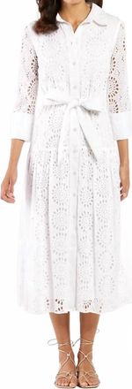 Jude Connally Sutton Eyelet Dress In White