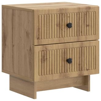 vidaXL Armario De Noche Con Caj&oacute;n Roble Artesanal 43 X 34,5 X 47,5 Cm Vidaxl