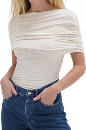 LnA Rylie Shawl Top In Halo
