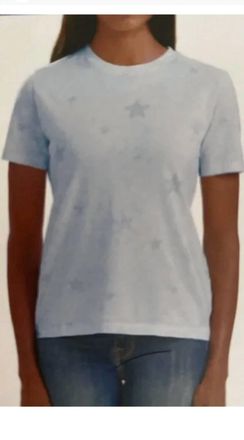 Splendid Womens Short Sleeve T-Shirt In Blue Star