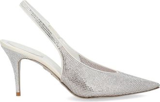 Rene Caovilla Jinny Pointed Toe Sparkling Slingback Pumps