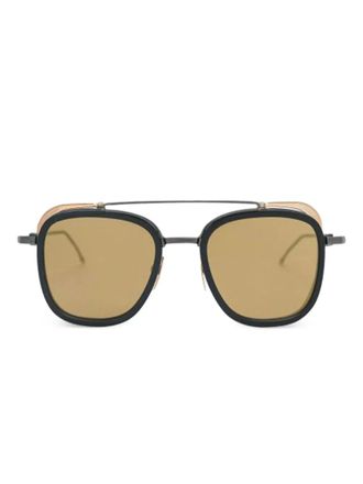 Thom Browne square-frame sunglasses - Black