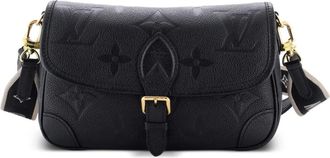 Louis Vuitton Borsa a spalla Diane NM Handbag Monogram Empreinte Giant - Nero