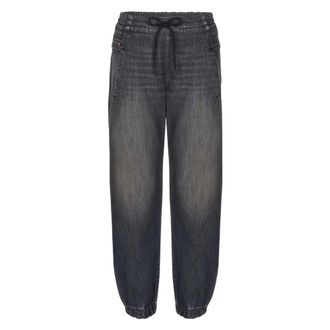 Diesel 2080 D-Reel Joggjeans - Dames - Broeken - Grijs - Maat: W26 Katoen