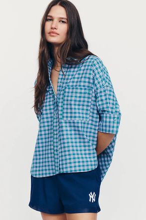 Maeve Mabel Boxy Oxford Shirt Top