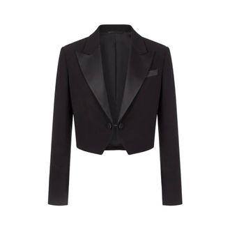 Max Mara Dames, Jassen, Zwart, Maat: 2XS