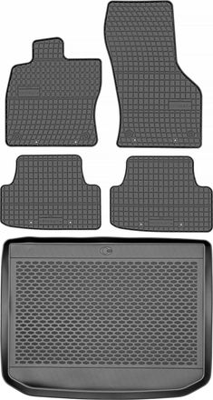 OEM Juego De Alfombrillas De Goma Para Audi A3 Iii 8v Sportback (2013-2020) + Alfombrilla Para El Maletero