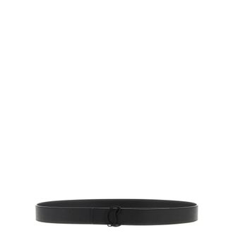 Christian Louboutin Belts, male, Black, 100 CM, Mooncrest Reversible Belt