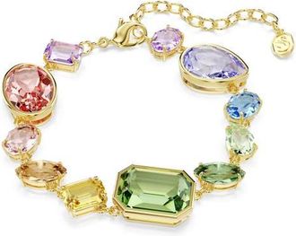 Swarovski Gema Crystal Bracelet in Gold/Multi at Nordstrom