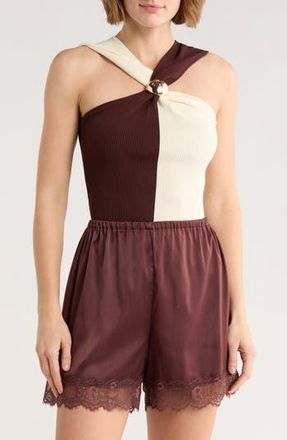 NSR Gold Orb Sweater Tank in Ivory/Brown at Nordstrom Rack, Size X-Small