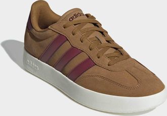 adidas Sneaker ADIDAS SPORTSWEAR BARREDA, Herren, Gr. 38,5, weiss (bronze strata, shadow rot, sanftes wei&szlig;), Leder, Synthetik, Schuhe Sneaker, inspiriert vom