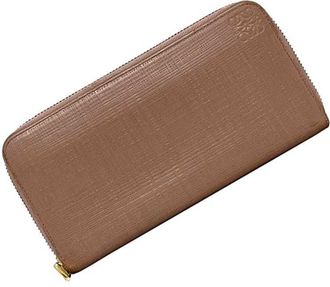 Loewe Pink Linen Long Wallet (Bi-Fold) (Pre-Owned)