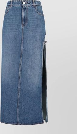 Coperni denim high-rise maxi skirt