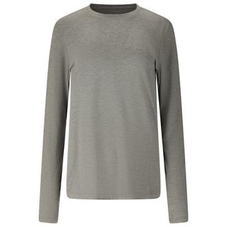 ENDURANCE Alvaly Melange L/S Tee Funktionsshirt f&uuml;r Damen | grau