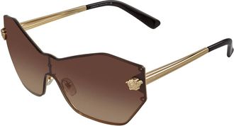 Versace Brown Gradient Shield Ladies Sunglasses VE2182 125213 143