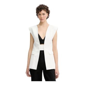 Iro Bessy Vest - Jackets - Mujer - Blanco - S