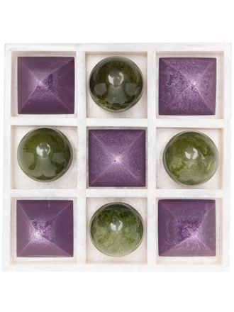 Jonathan Adler Como Tic Tac Toe Set - Purple/green