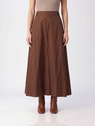 Max Mara S Max Mara High-Waisted Cr&ecirc;pe Full Midi Skirt with Belt Loops