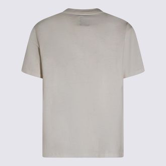 Maison Kitsun&eacute; Mens T-Shirts And Polos Ecru _100 % Co