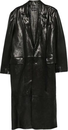 Ann Demeulemeester Hombre, Abrigos, Negro, Talla: M