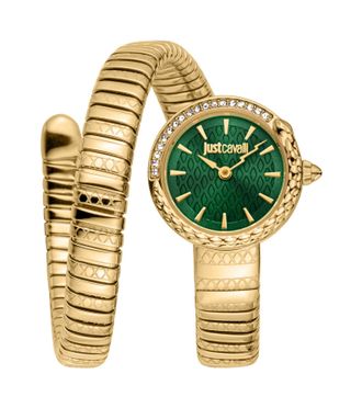 Just Cavalli Womens Snake 316L Stainless Steel Watch