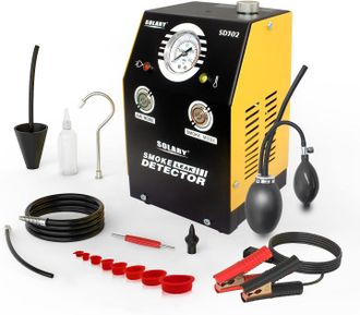 OEM M&aacute;quina De Humo, Herramienta De Detecci&oacute;n De Fugas Automotrices, Dc12v, Con Man&oacute;metro. Amarillo