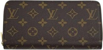 Louis Vuitton Pre-owned Wallets, female, Brown, Size: ONE SIZE Pre-owned Zippy Wallet