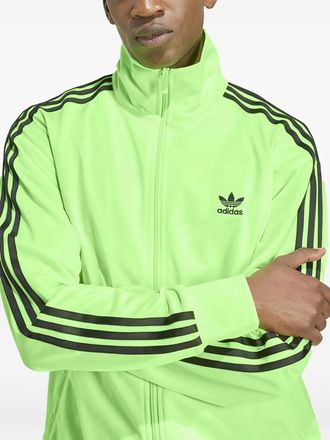 adidas Firebird Adicolor three-stripe jacket - men - Recycled Polyester - M - Green