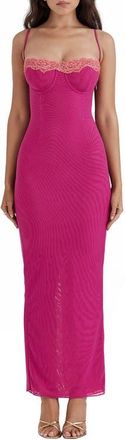 House of CB Aiza Underwire Cocktail Dress in Very Berry at Nordstrom, Size X-Small A