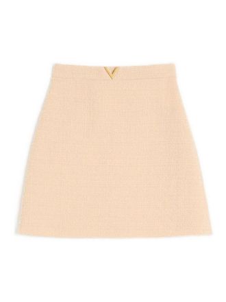 Valentino Garavani Vlogo Signature Wool Skirt