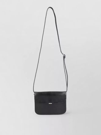 Christophe Lemaire leather soft tab crossbody bag