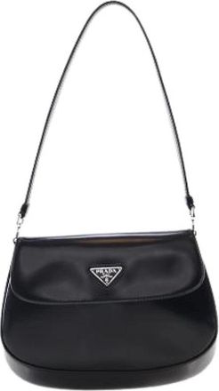 Prada Pre-owned Shoulder Bag - Dames - Vintage Schoudertas - Zwart - ONE Size - Leer - Vintage