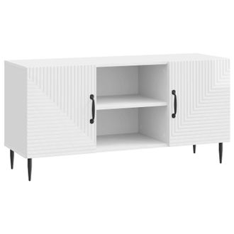 vidaXL Mueble De Tv Brillante 102 X 34,5 X 50 Cm Madera De Ingenier&iacute;a Vidaxl