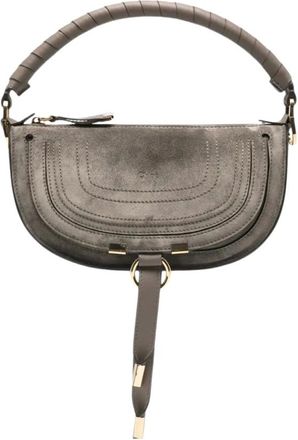 Chlo&eacute; Marcie Handtas - Dames - Tassen - Grijs - Maat: ONE Size Katoen