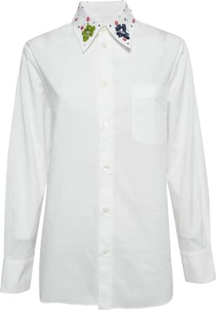 Marni 2024 sequin-embellished shirt - White