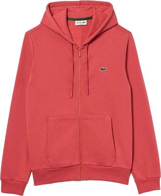 Lacoste Heren Fleece Volrits Hoodie (Rood)