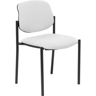 Piqueras y Crespo Silla Fija Styl Bali Blanco Chasis Negro