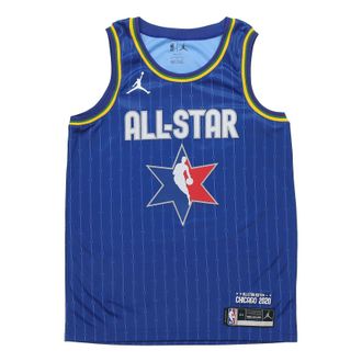 Nike NBA 2020 All-Star Rookies SW Fan Edition Chicago Davis No. 3 Jersey Blue CJ1059-497